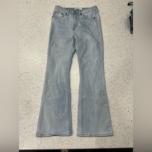 Light wash Girls 726 flare Levi jeans 12